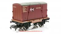 R60108 Hornby Conflat A number B503994 with BD Container number BD66288 BR Door to Door  - Era 4